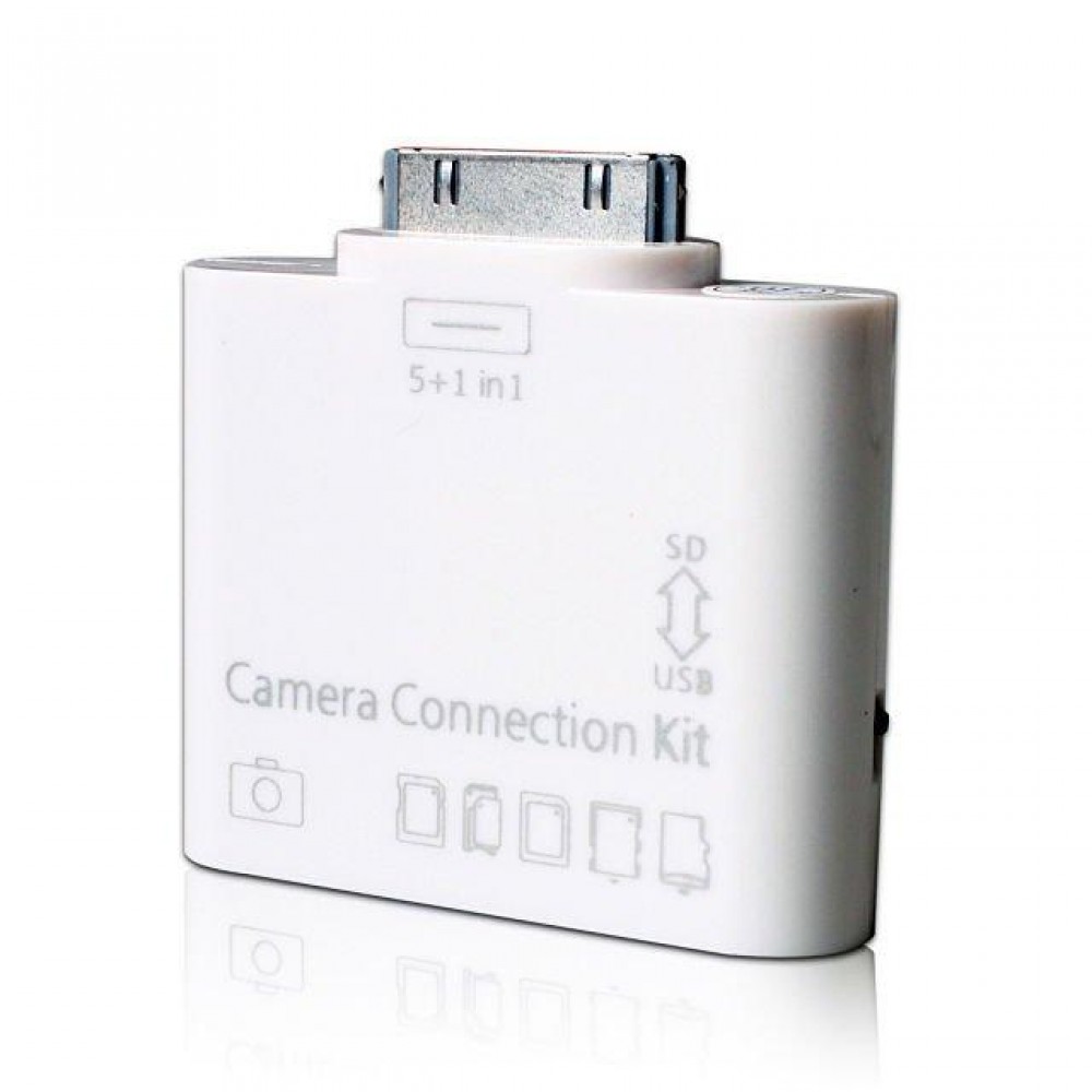 Adattatore per iPad USB Memory card 5in1 30pin
