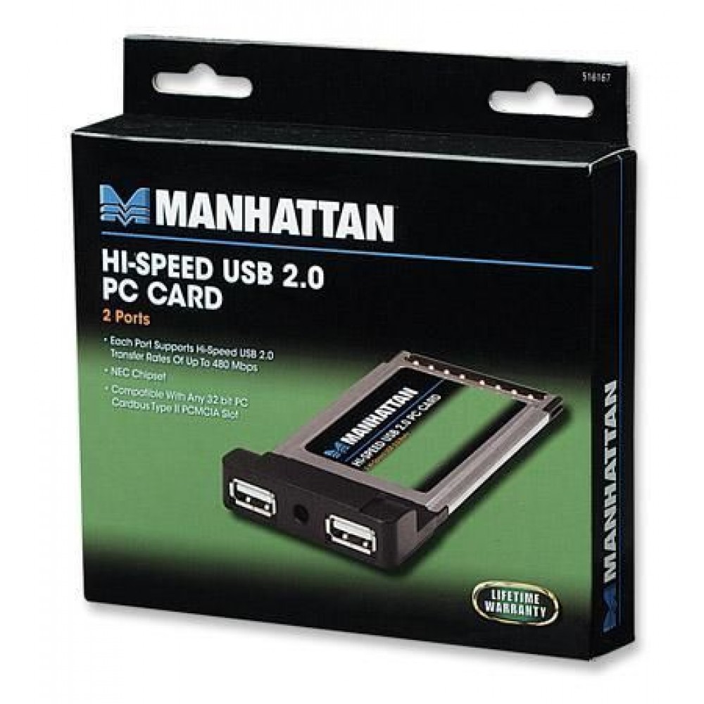 Scheda Cardbus USB 2.0 Hi-Speed