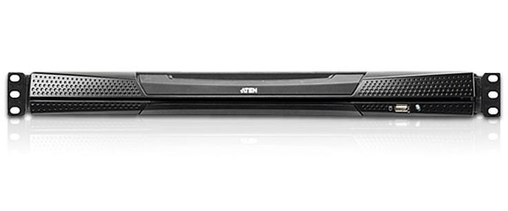 Switch KVM Cat.5E/6 Over IP a 8 porte con LCD 19'' Dual Rail, KL1508AIN ATEN - immagine 3