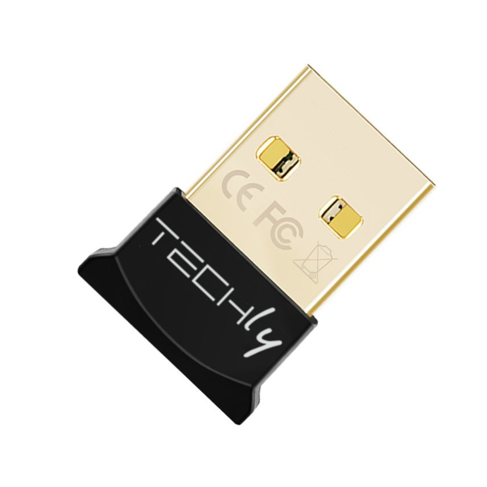 Adattatore USB Bluetooth 4.0 Dongle per PC Class 1 + EDR 3 Mbps TECHLY