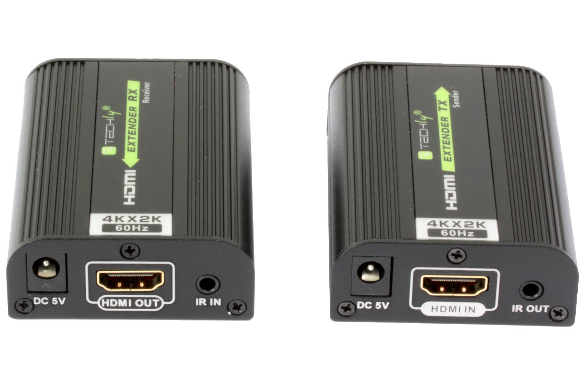 Amplificatore Extender 4K UHD fino a 60m su cavo Cat.6/6A/7 TECHLY - immagine 3