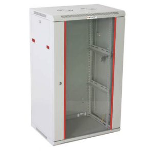 Armadio Rack 19'' a muro - 20U - Profondità 600mm - Grigio INTELLINET