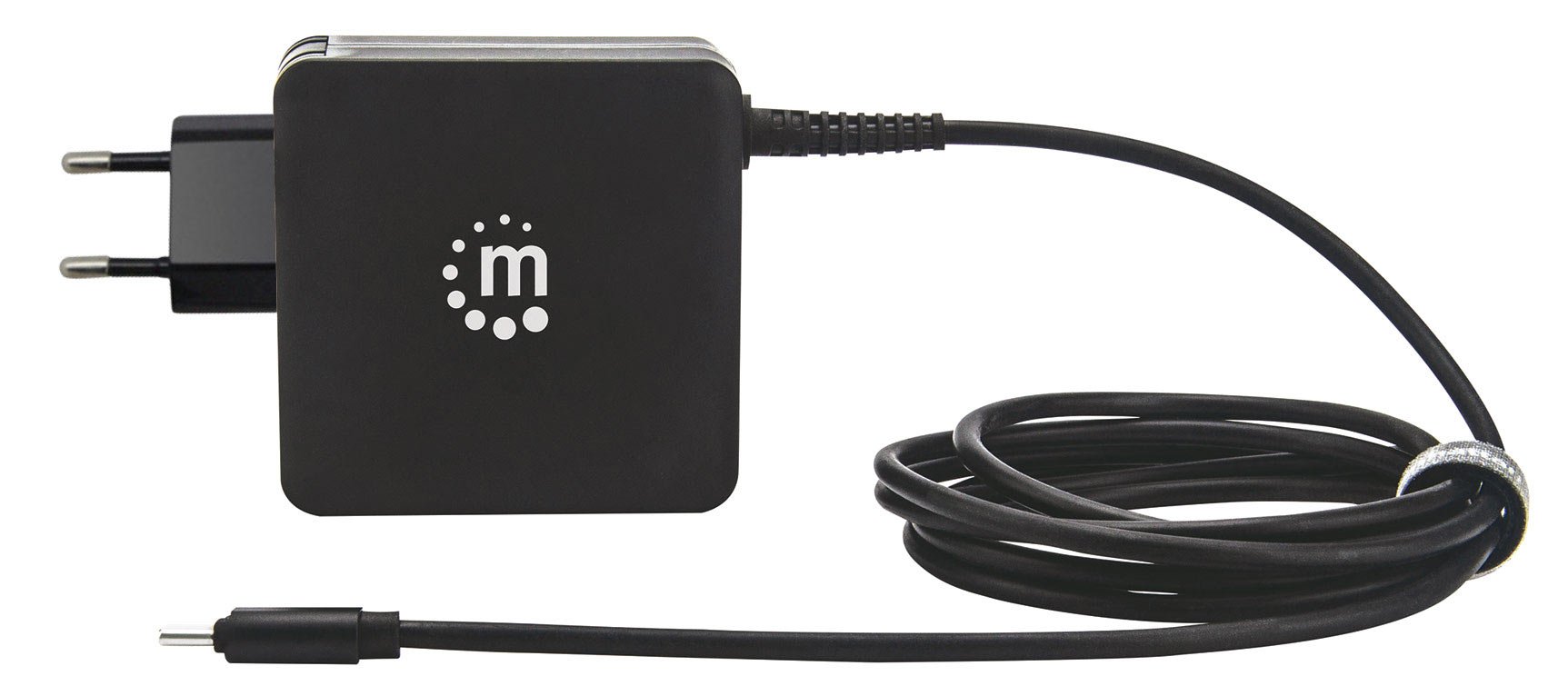 Alimentatore 60W USB con Cavo USB-C Nero MANHATTAN - immagine 6