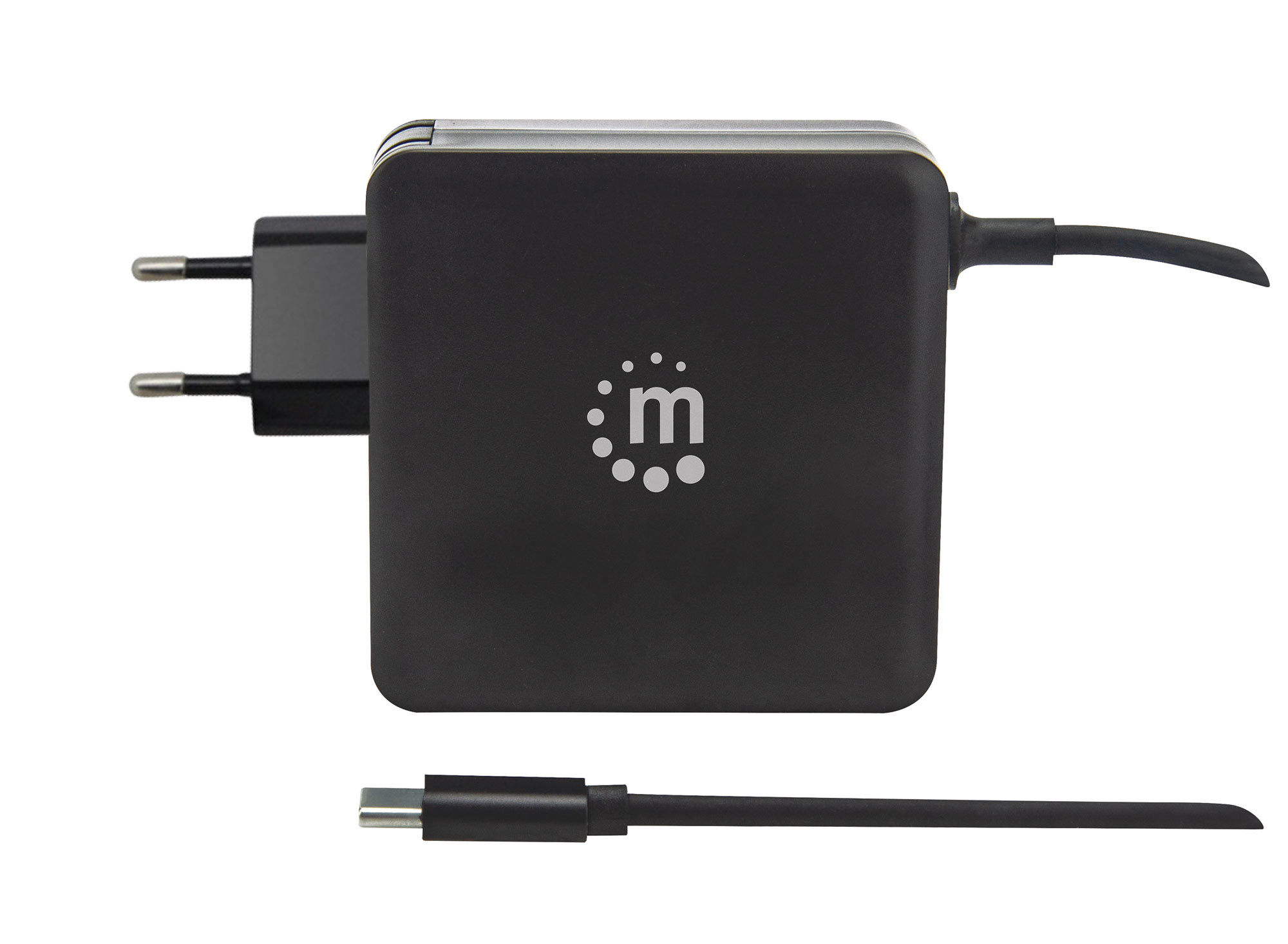 Alimentatore 60W USB con Cavo USB-C Nero MANHATTAN - immagine 5