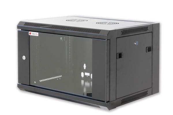 Armadio Rack 19'' a muro 9 unità prof.450 Nero da Assemblare Techly TECHLY PROFESSIONAL