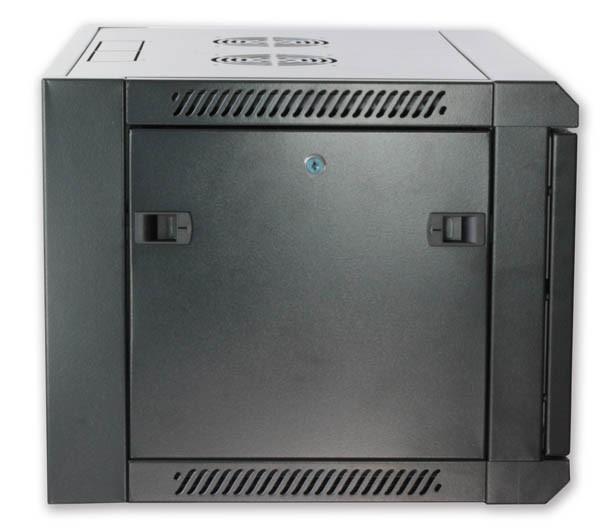 Armadio Rack 19'' a muro 9 unità prof.450 Nero da Assemblare Techly TECHLY PROFESSIONAL - immagine 5