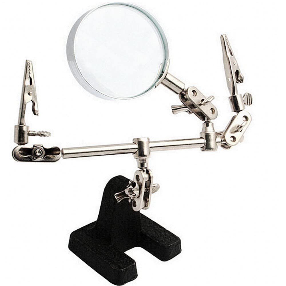 Bracci di supporto con lente per stagnare / ingrandire TECHLY - immagine 2