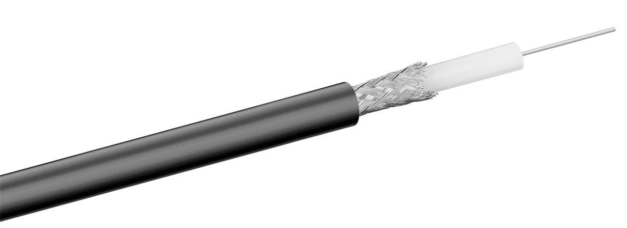 Cavo Coassiale Ethernet RG58 50 Ohm: Schermatura 100m GOOBAY