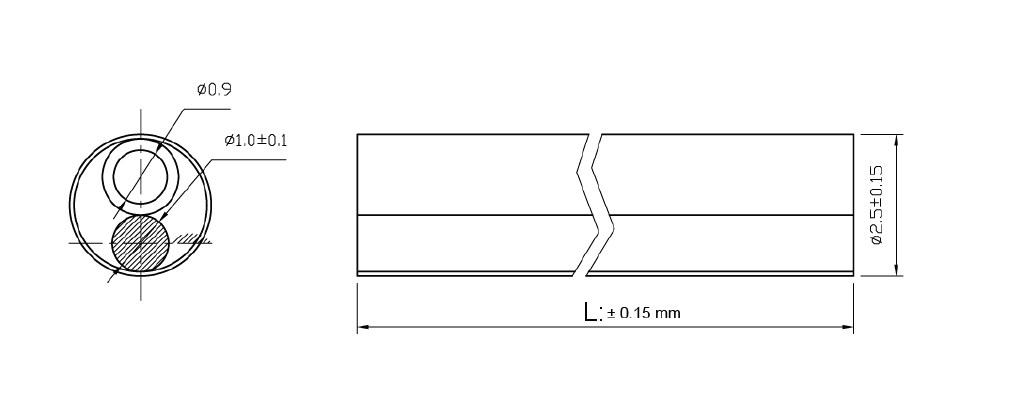 Manicotto Termorestringente Fibra Ottica 45mm: protezione ideale INTELLINET - immagine 2