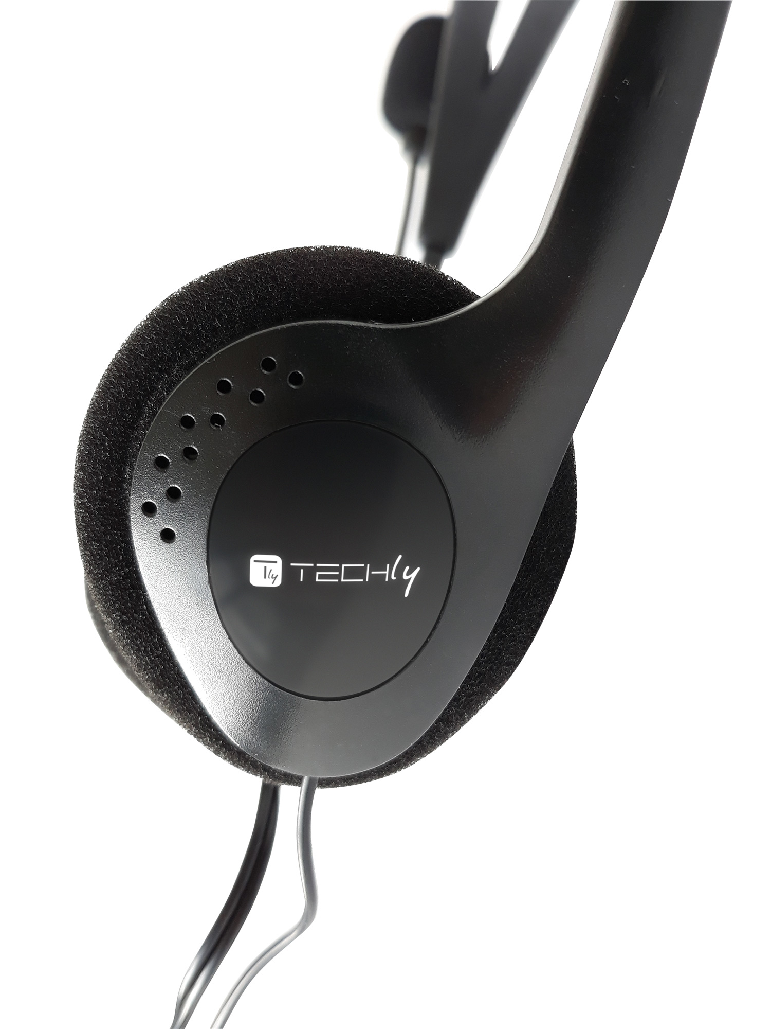 Cuffia Stereo con Microfono e Controllo Volume TECHLY - immagine 3