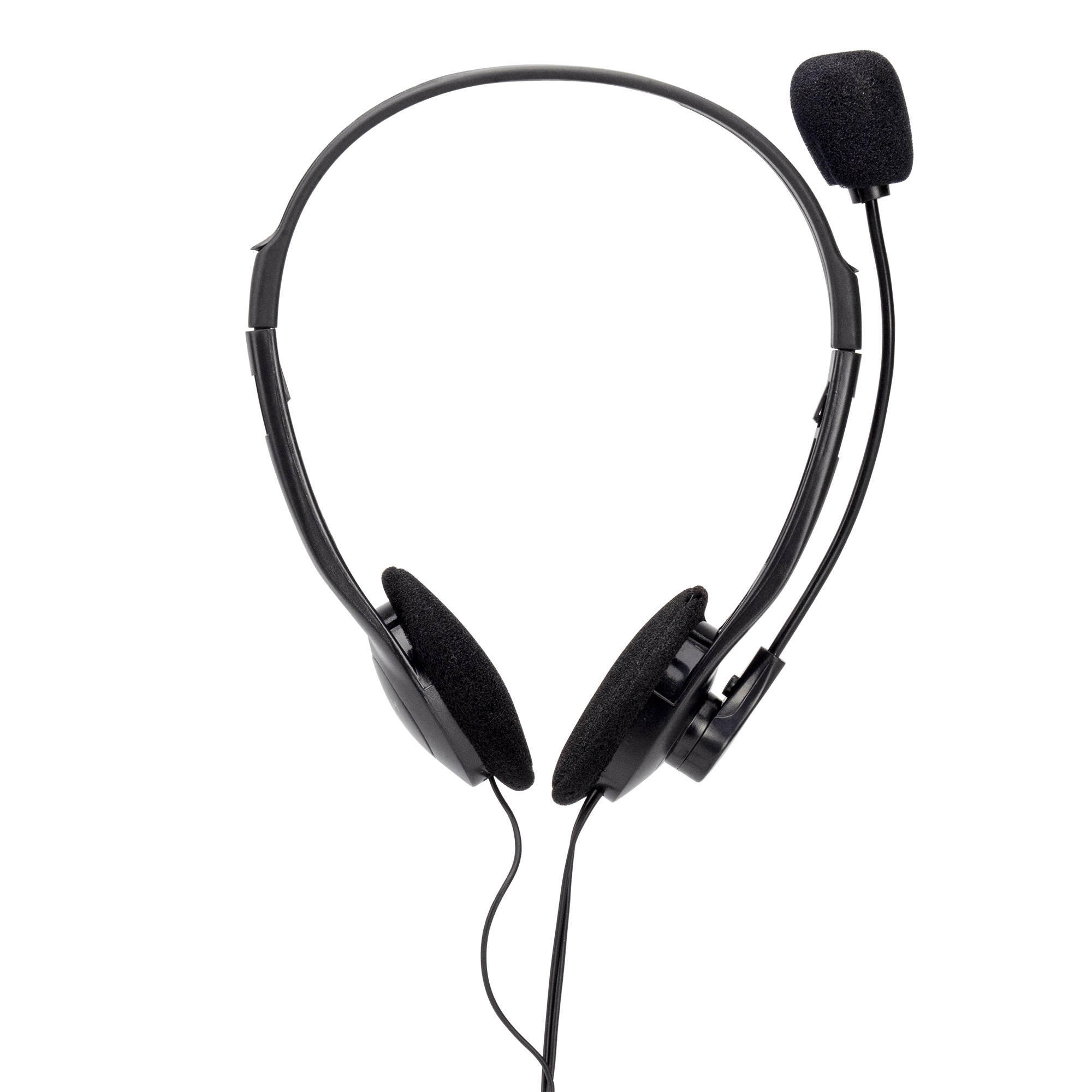 Cuffia Stereo con Microfono e Controllo Volume TECHLY