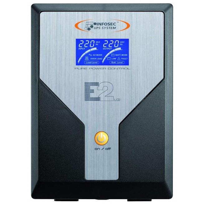 Gruppo di Continuità UPS E2 800VA Line Interactive Onda Sinusoidale INFOSEC - immagine 3