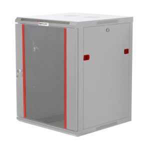 Armadio Rack 19'' a muro 15 unit&agrave; sezione unica prof. 600mm Grigio INTELLINET