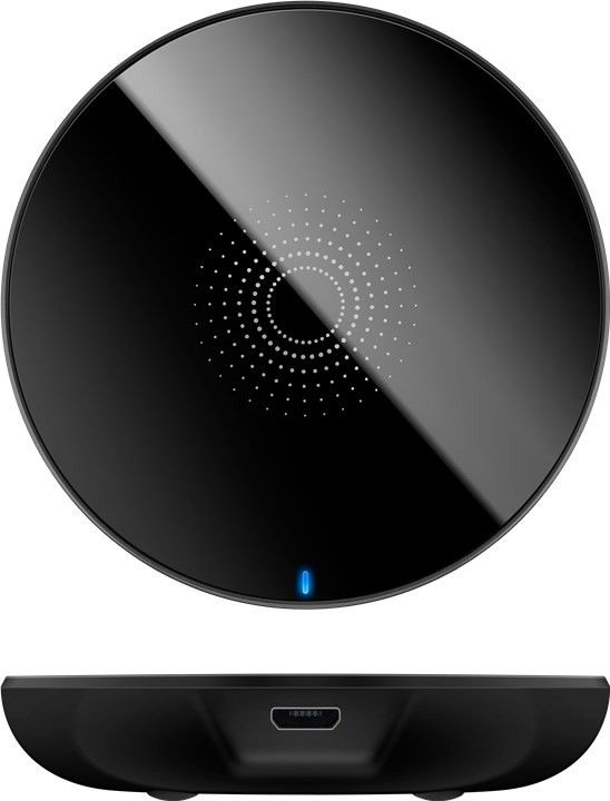 Caricabatterie Wireless Fast Qi Stand 5W Nero GOOBAY