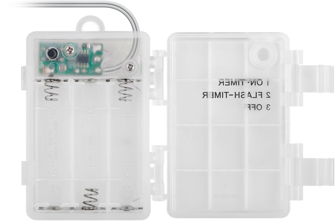 Stringa 80 LED Globo IP44 Bianco Caldo a Batteria con Timer GOOBAY - immagine 10