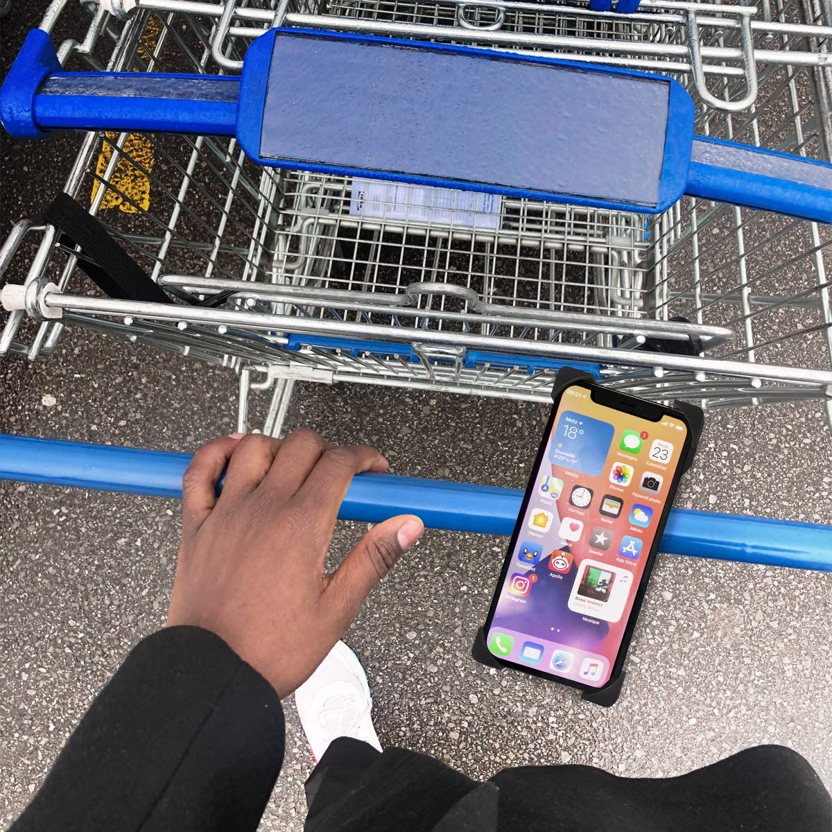 Supporto da Bicicletta per Smartphone Larghezza 60-90mm Doppia Chiusura LOGILINK - immagine 7