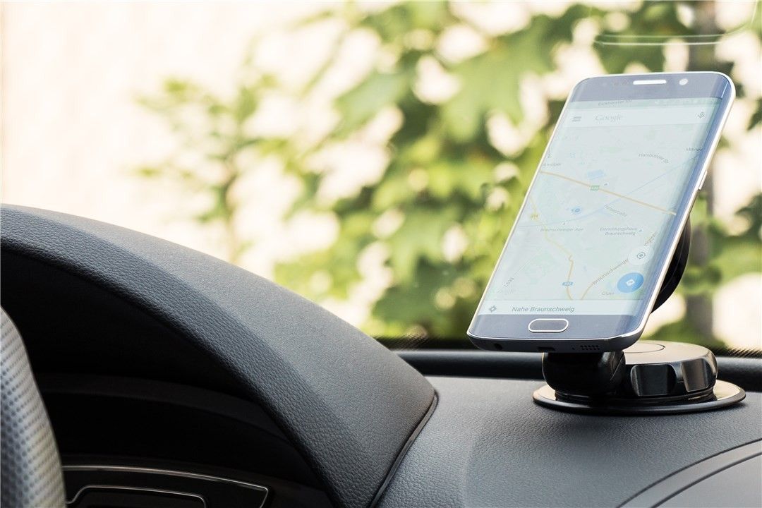 Supporto Magnetico da Auto per Smartphone Universale Nero GOOBAY - immagine 6