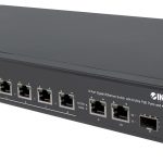 Gigabit Ethernet Switch 8 porte Ultra PoE con 4 porte Uplink e schermo LCD INTELLINET