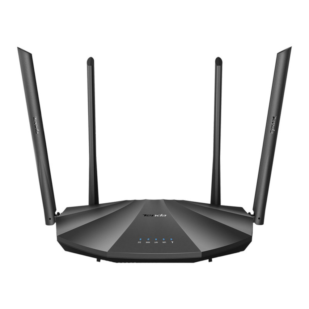 Dual-Band Gigabit WiFi Router 4 Antenne 2033 Mbps, AC19 TENDA