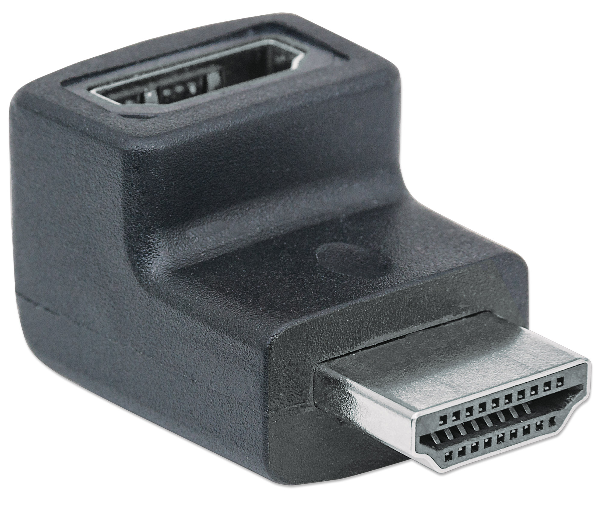 Adattatore HDMI Maschio/Femmina 90° verso il basso MANHATTAN - immagine 3