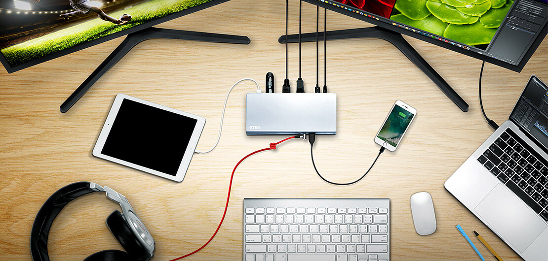 Dock multiporta USB-C con funzione di carica UH3230 ATEN - immagine 9
