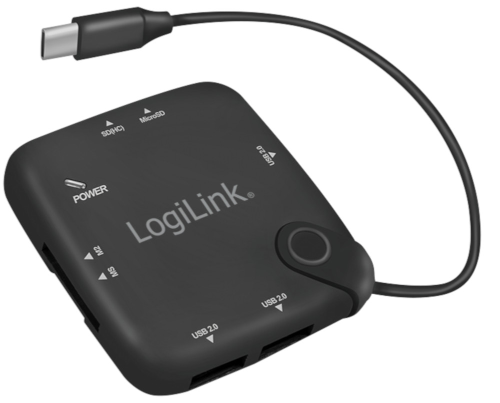 HUB Multifunzione On-The-Go USB-C™ e Lettore di Schede LOGILINK - immagine 3