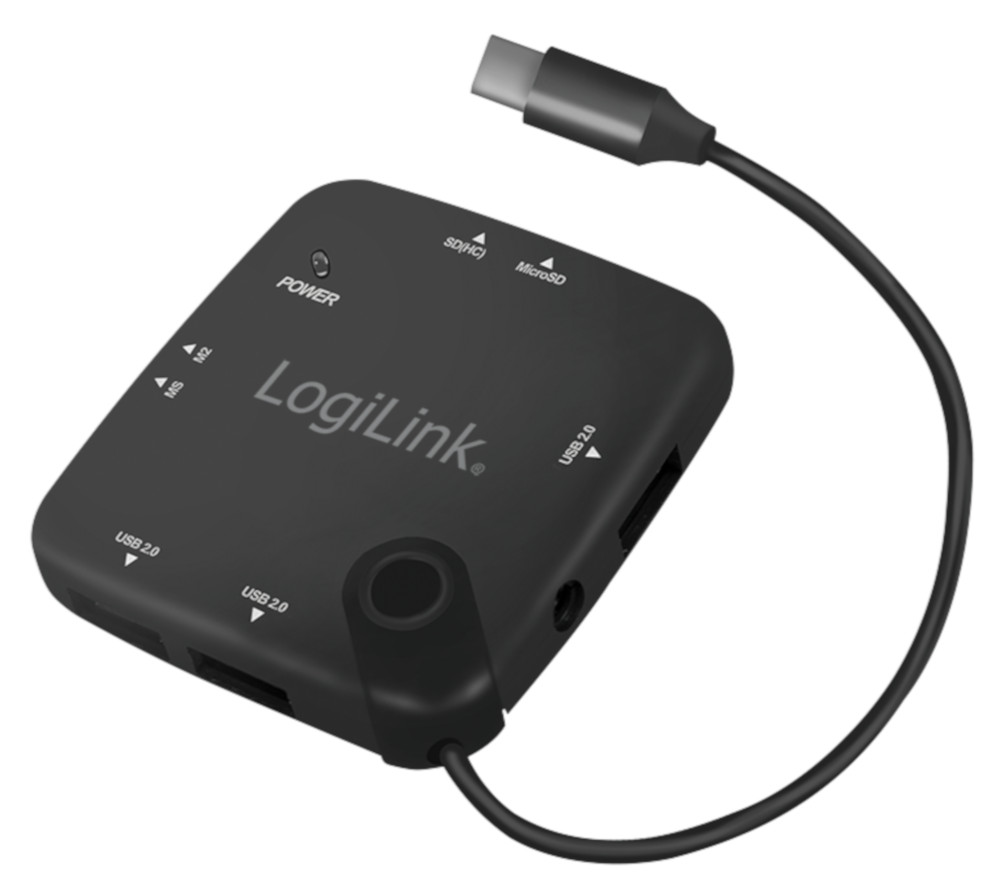 HUB Multifunzione On-The-Go USB-C™ e Lettore di Schede LOGILINK - immagine 8