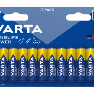 Confezione 10 Batterie Varta Longlife Power Stilo AA VARTA
