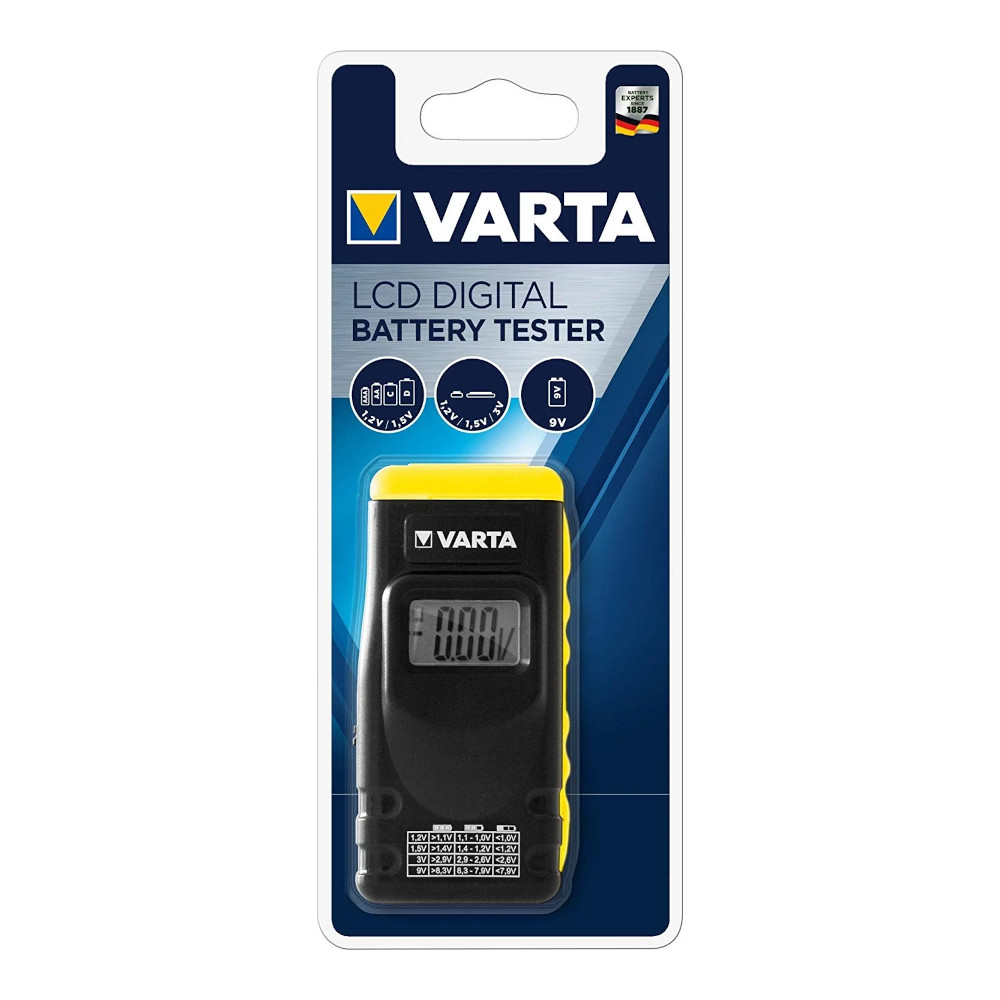 Tester Digitale con LCD Per Batterie VARTA - immagine 2