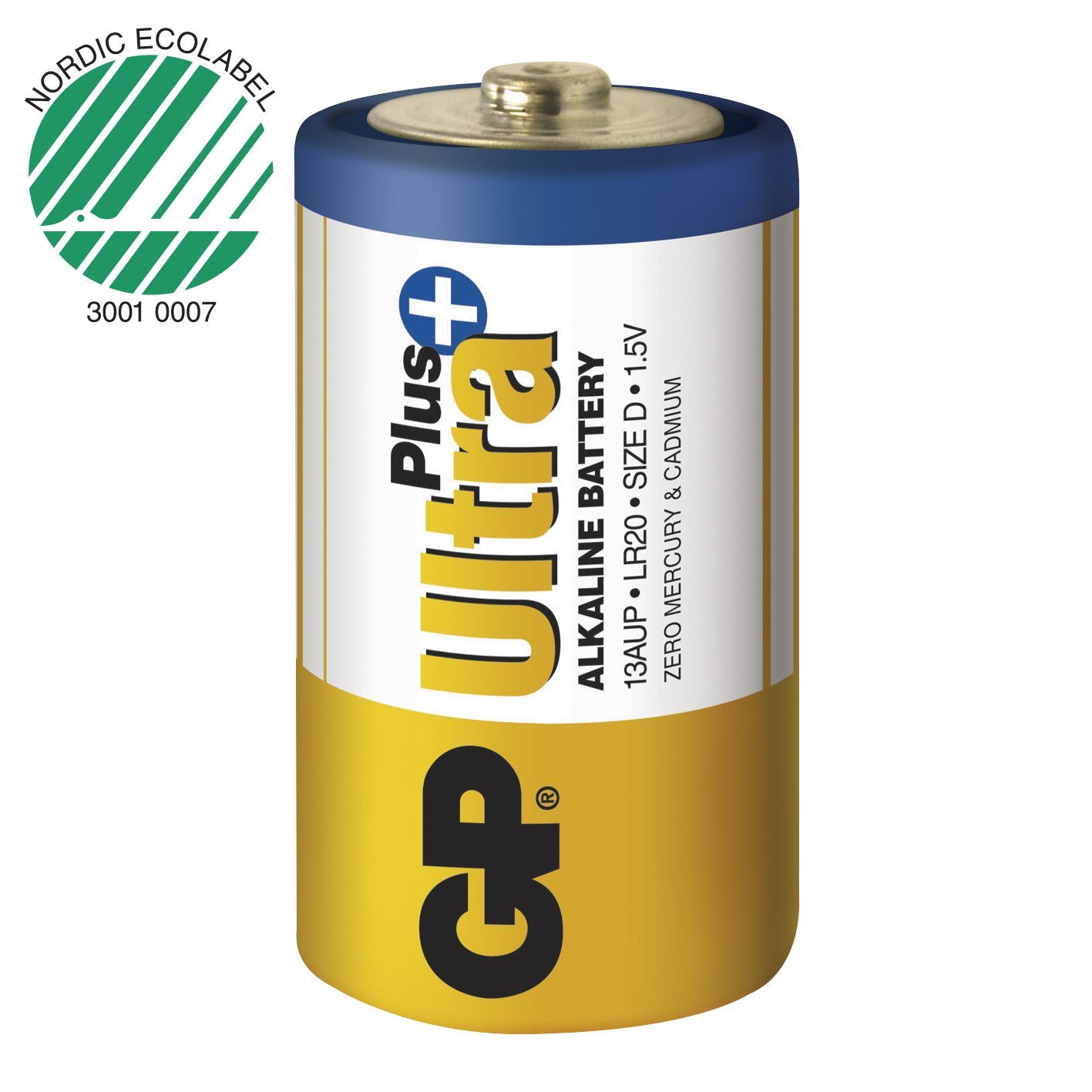 Blister 2 Batterie Torcia D GP Ultra Plus GP BATTERIES - immagine 2