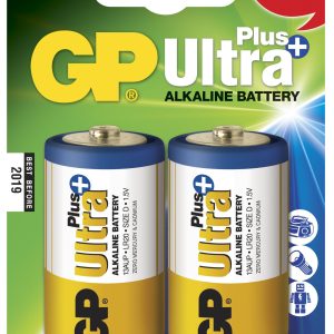 Blister 2 Batterie Torcia D GP Ultra Plus GP BATTERIES