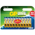 Confezione 10 Batterie GP Ultra Plus Alcaline Stilo AA 15AUP/LR6 GP BATTERIES