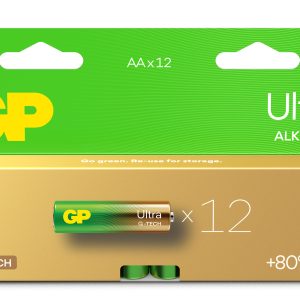 Confezione 12 Batterie GP Ultra Alcaline Stilo AA 15AU/LR6 GP BATTERIES