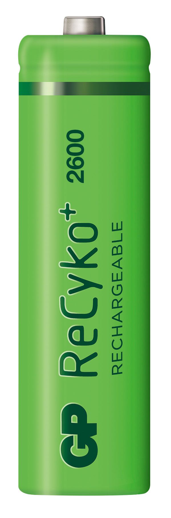 Blister 4 Batterie Ricaricabili AA Stilo 2600mAh GP ReCyko+ GP BATTERIES - immagine 2