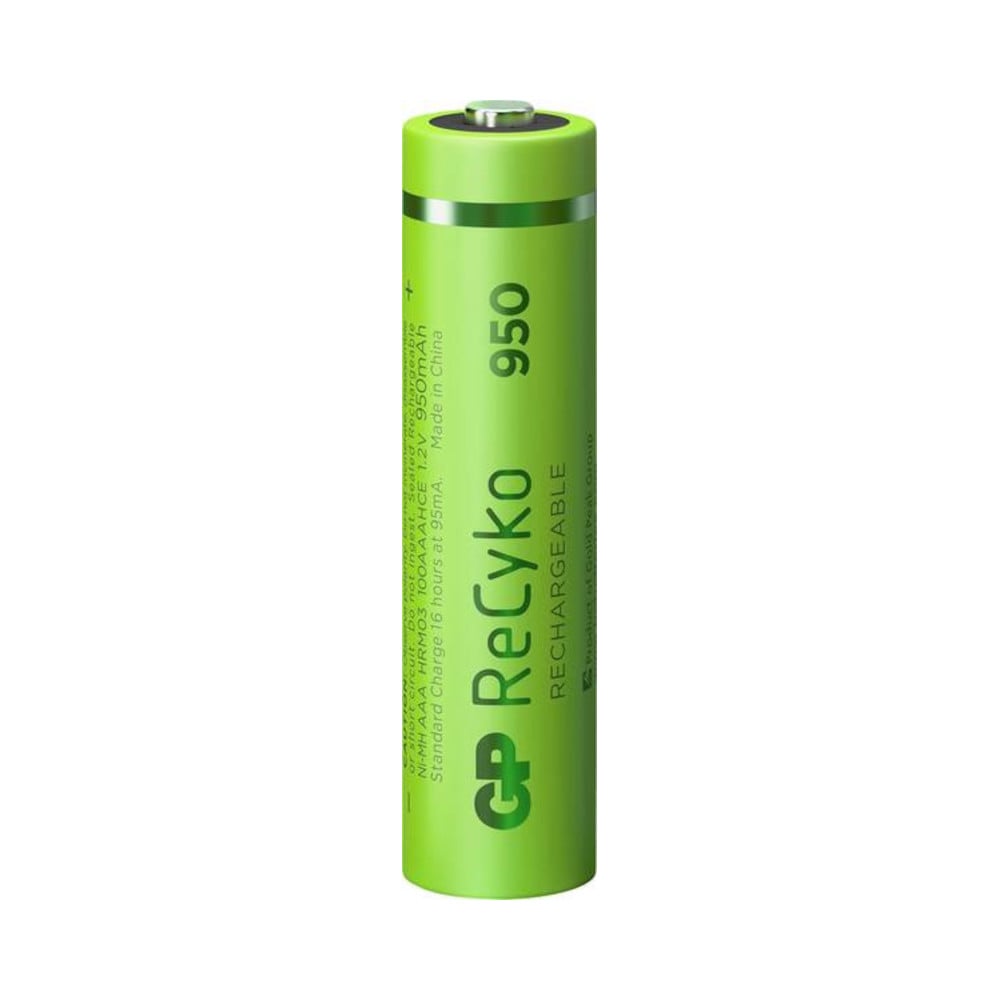 Blister 2 Batterie Ricaricabili AAA Mini Stilo 950mAh GP ReCyko GP BATTERIES - immagine 2