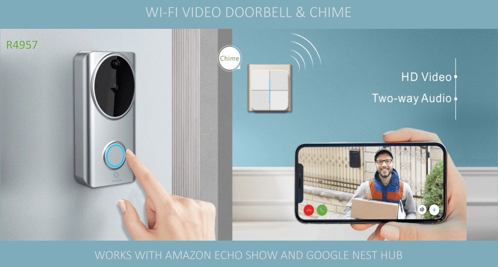 Videocitofono Smart WiFi con Campanello a 58 Melodie WOOX - immagine 7