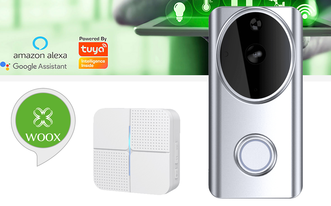 Videocitofono Smart WiFi con Campanello a 58 Melodie WOOX - immagine 9