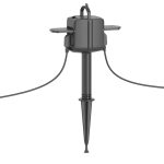 Doppia Presa Elettrica Smart Alexa da Esterno con Picchetto e Stand WOOX