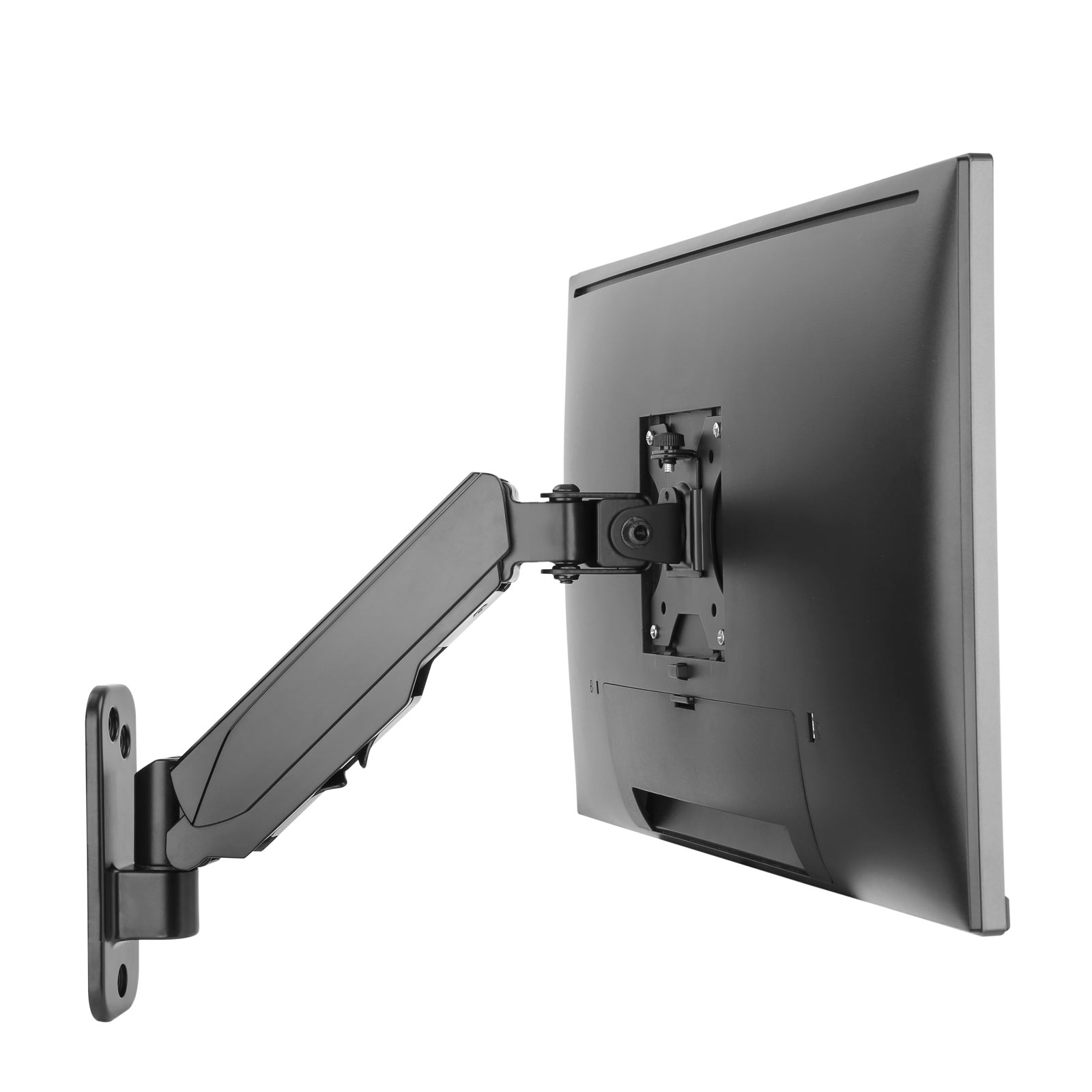 Supporto a Muro con Molla a Gas per TV 17-32'' Estensione 26,2 cm TECHLY - immagine 6