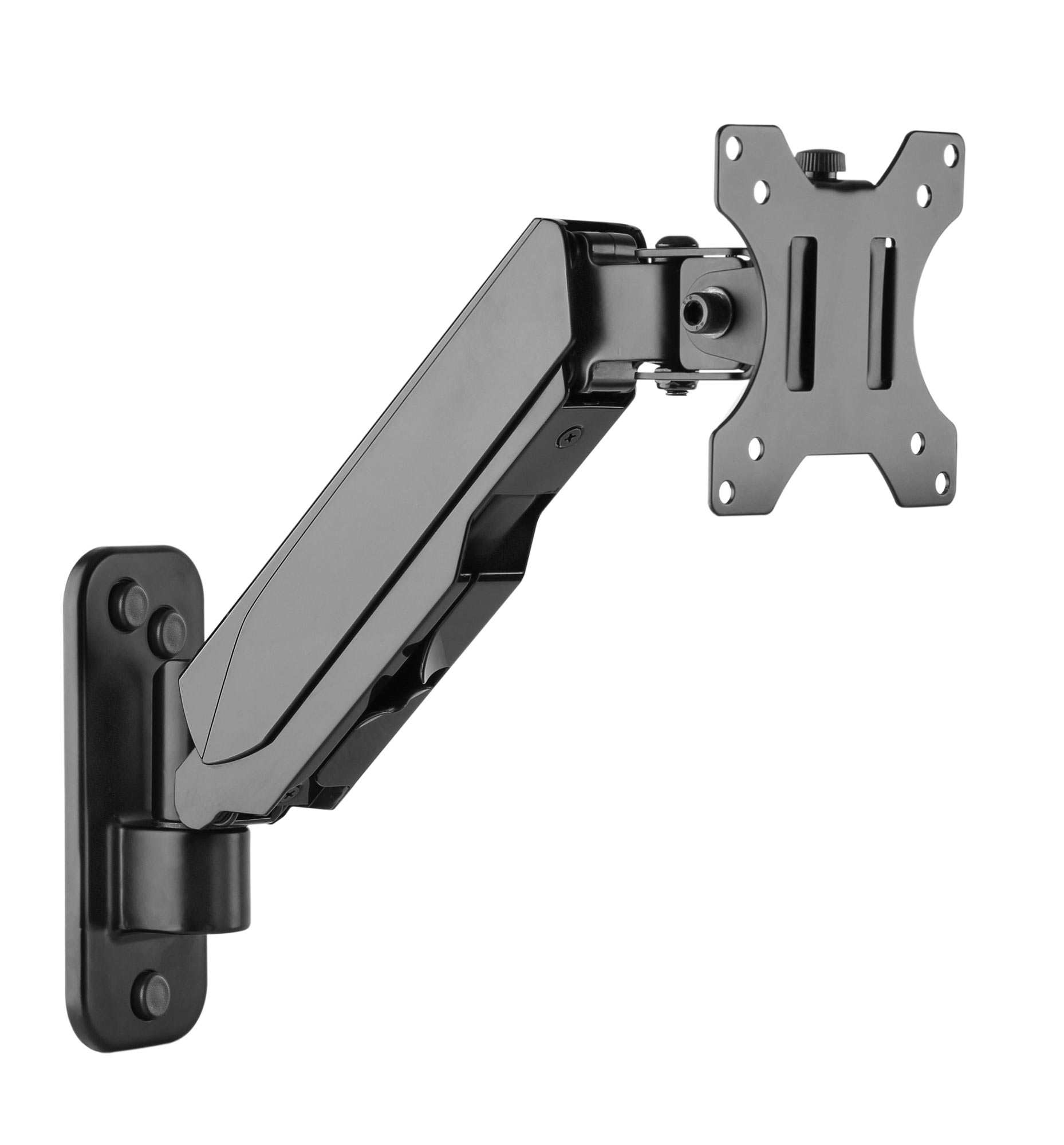 Supporto a Muro con Molla a Gas per TV 17-32'' Estensione 26,2 cm TECHLY