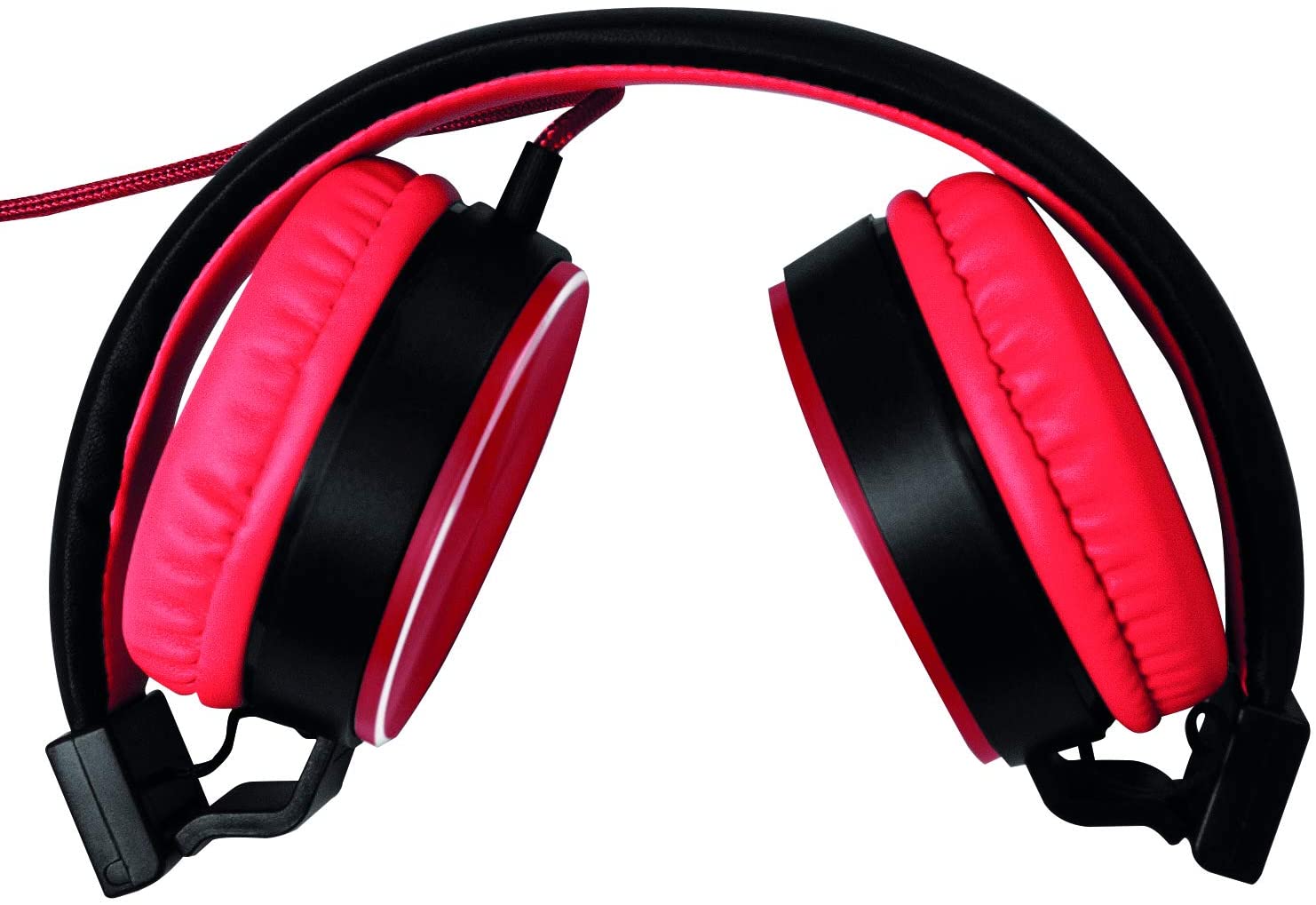 Cuffie Stereo Eleganti e Pieghevoli Alta Qualità e Comfort Elevato Rosso LOGILINK - immagine 4