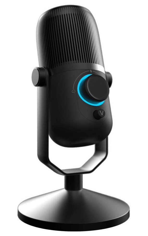Microfono Professionale a Condensatore Alta Qualità 96 kHz USB-C con Stand THRONMAX