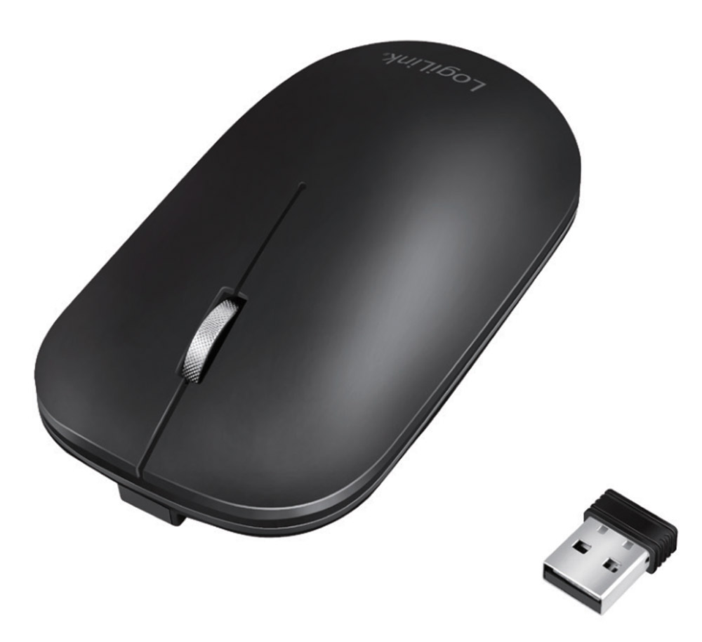 Mouse Wireless 2.4 GHz 1000dpi Nero LOGILINK