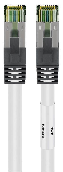Cavo di rete Patch in rame Cat. 8.1 Bianco SFTP LSZH 1m GOOBAY