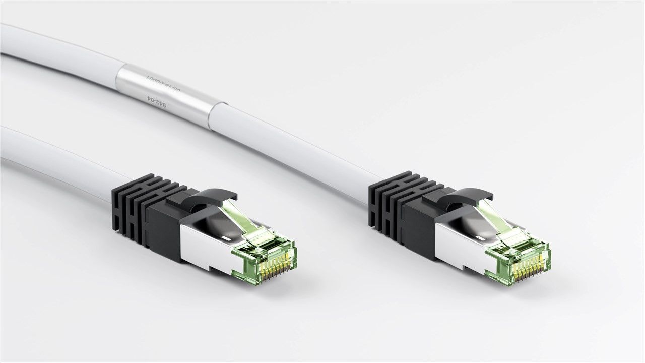 Cavo di rete Patch in rame Cat. 8.1 Bianco SFTP LSZH 1m GOOBAY - immagine 4