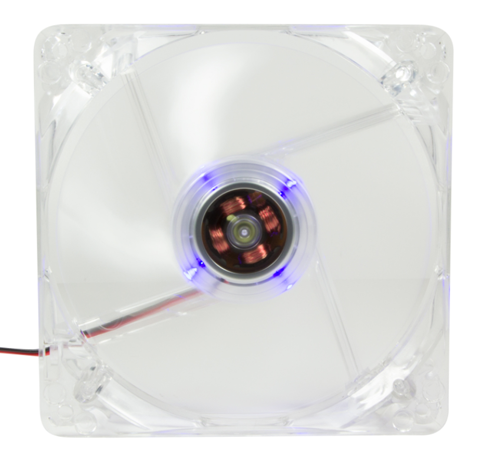 Ventola PC 120x120x25 12V con LED Blu 1800RPM e Cavo Alimentazione a Y LOGILINK - immagine 4