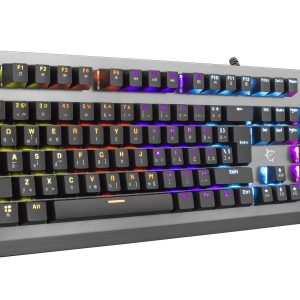 Tastiera Gaming Meccanica in Metallo RGB LED GK-1926 WHITE SHARK