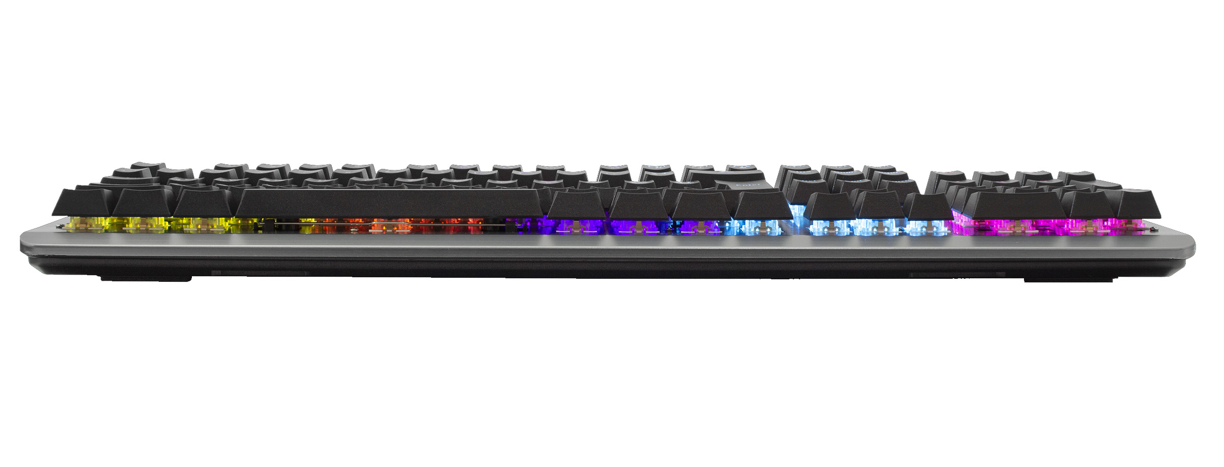 Tastiera Gaming Meccanica in Metallo RGB LED GK-1926 WHITE SHARK - immagine 3