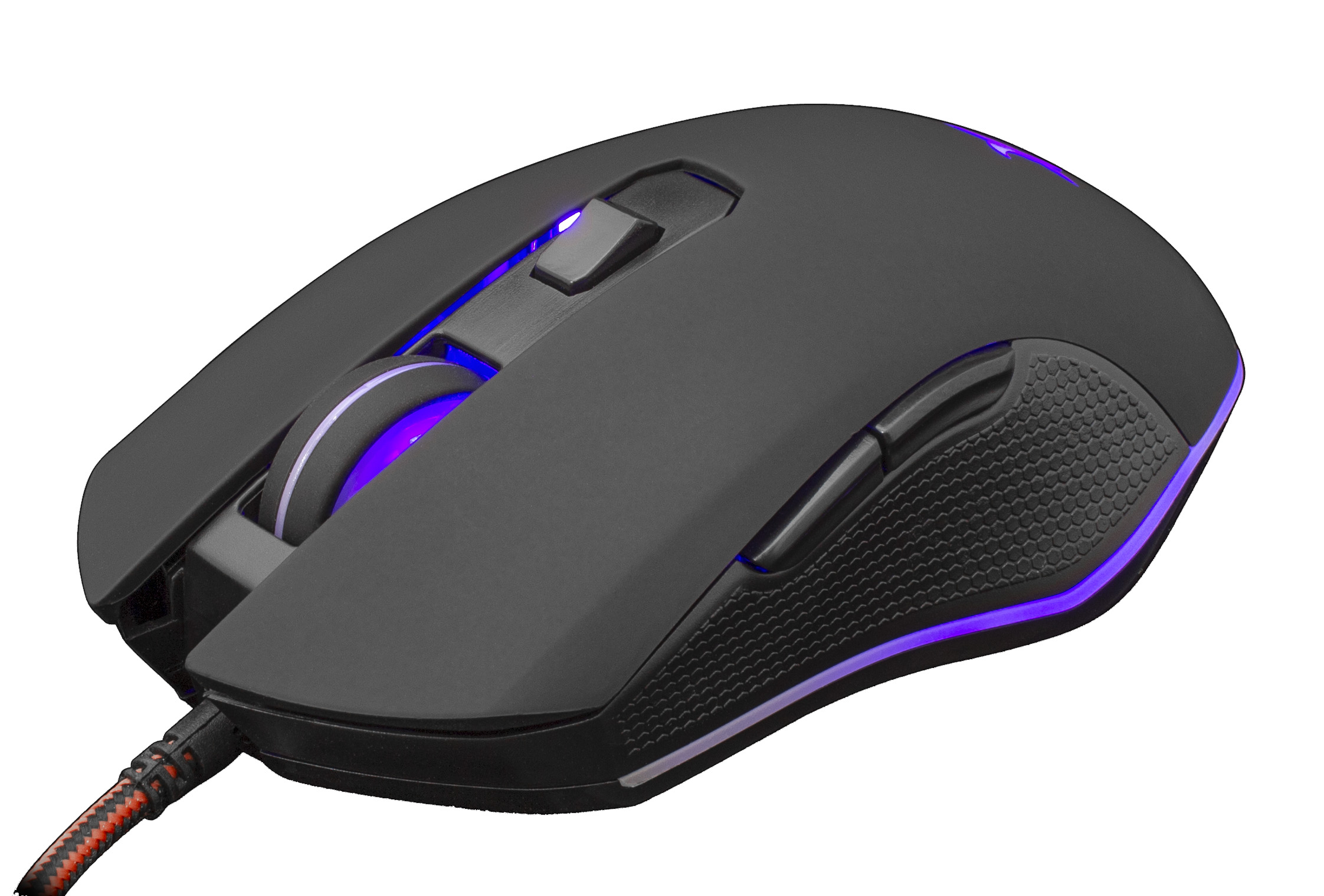 Mouse Gaming USB 3200dpi 6 Tasti Nero Cyrus GM-3001 WHITE SHARK - immagine 3