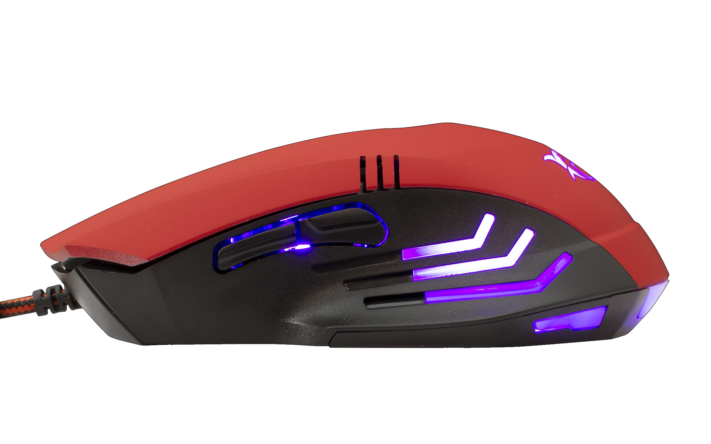 Mouse Gaming USB 3200dpi 6 Tasti Hannibal-2 GM-3006 Rosso WHITE SHARK - immagine 5